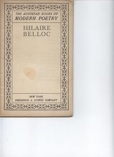 Image for The Augustan Books of Modern Poetry.