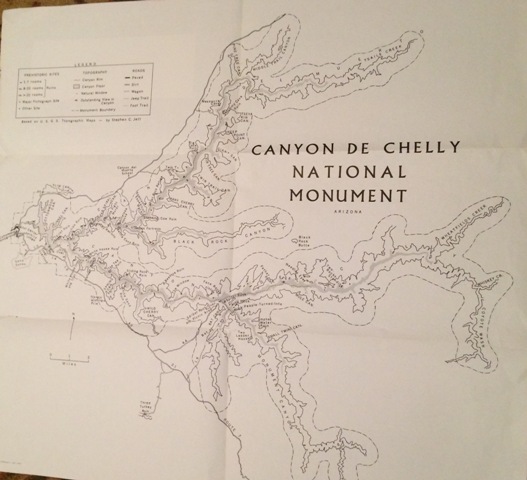 Image for Canyon De Chelly National Monument, Arizona; Based on the U. S. G. S. Topographic Maps - by Stephen C. Jett.