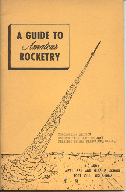Image for A Guide to Amateur Rocketry (cover title).