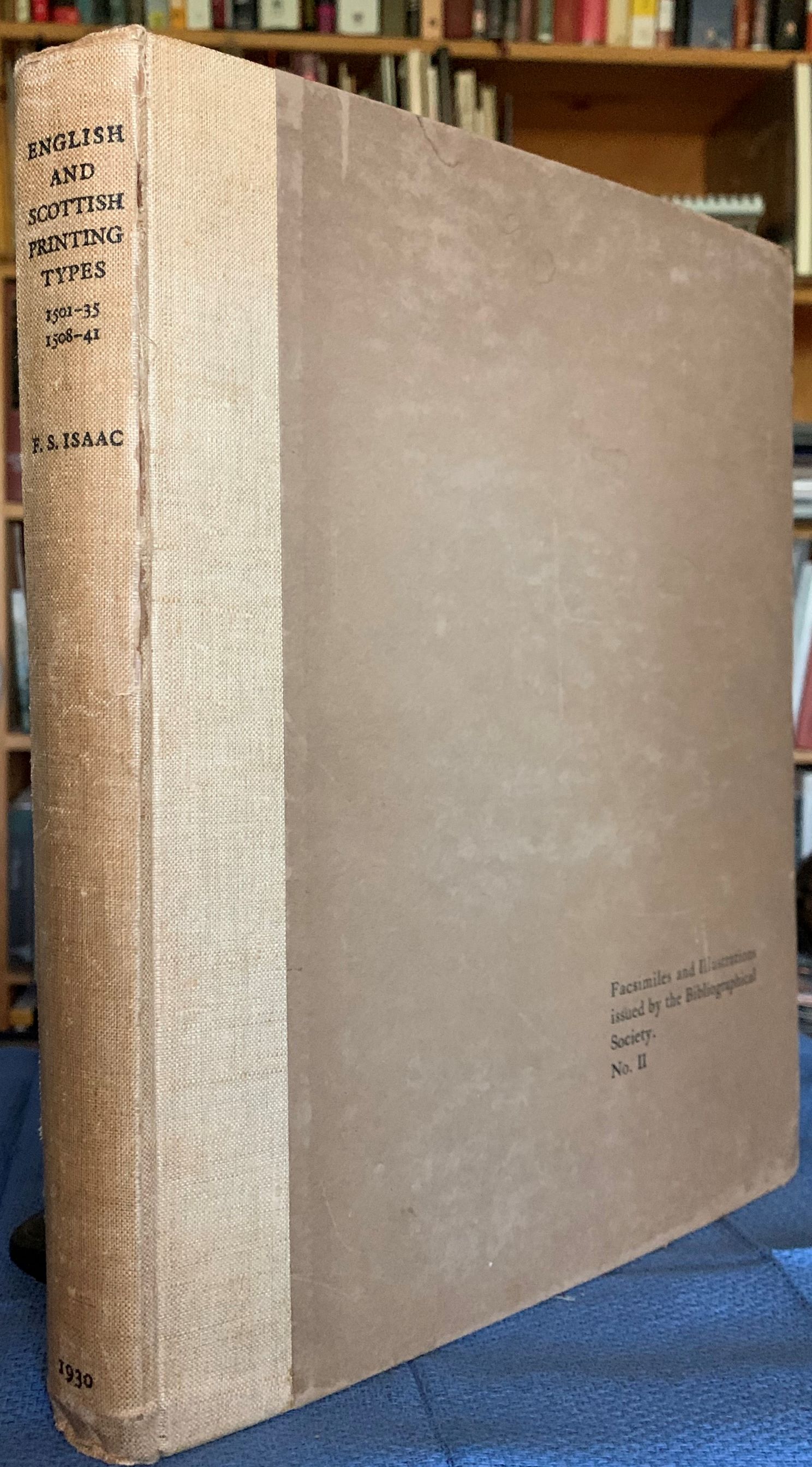 Image for ENGLISH & SCOTTISH PRINTING TYPES 1501-35, 1508-41.