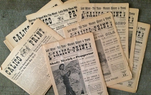 Image for Calico Print. A partial run of 22 original newspapers, May 1950 to April 1952.