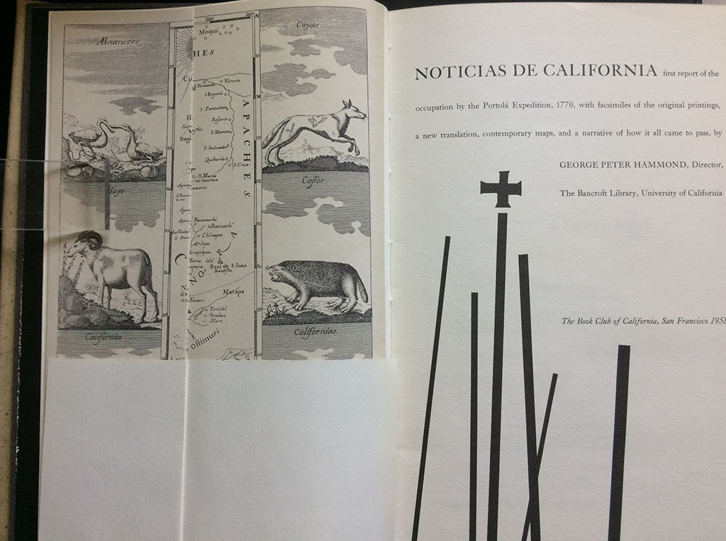 Image for Noticias de California : first report of the occupation by the Portola Expedition, 1770, with facsimiles of the original printings, a new translation, contemporary maps, and a narrative of how it all came to pass.