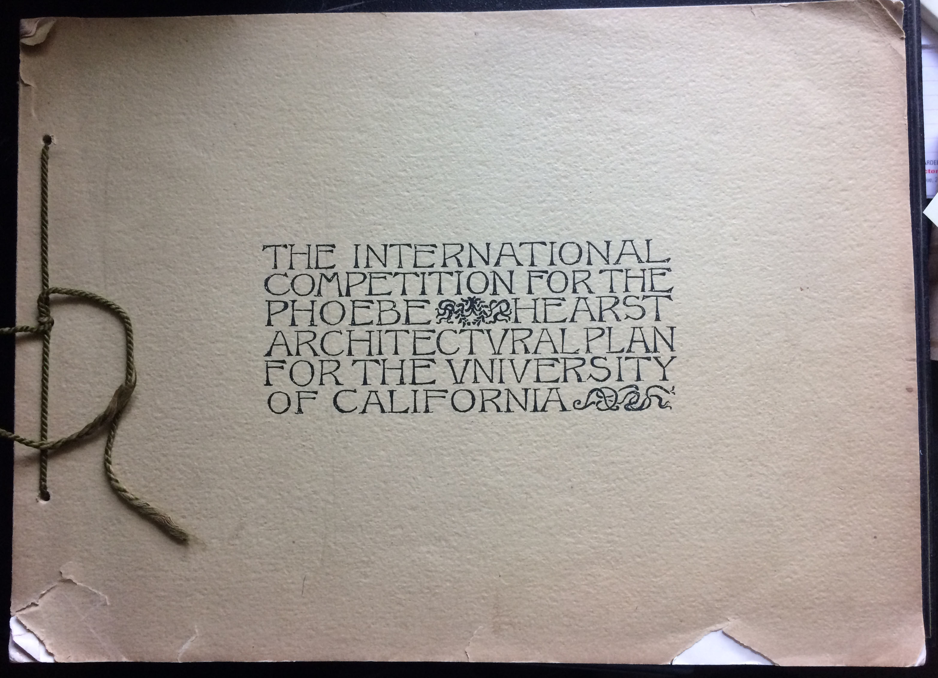 Image for [Two Items] The International Competition for the Phoebe Hearst Architectural Plan for the University of California, together with a promotional booklet: California's Memorial Stadium.