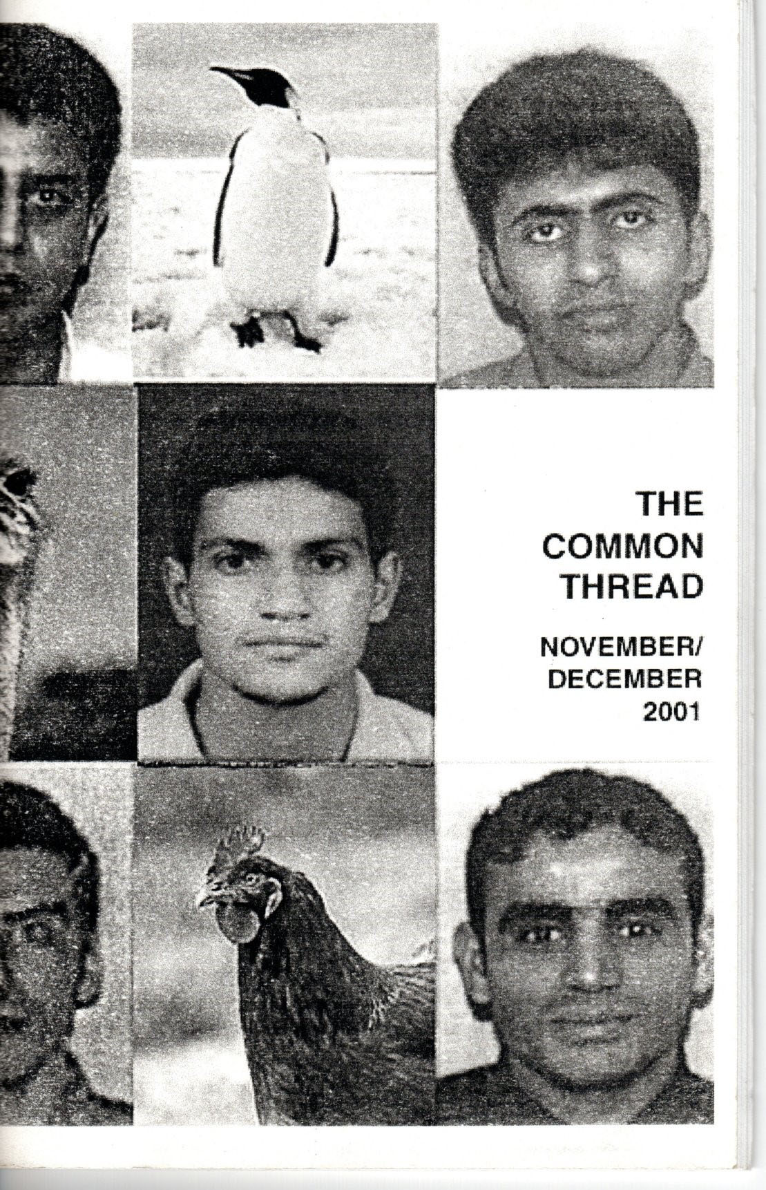 The Common Thread, words found, in and around, the brainwash. San Francisco, California, November-December, 2001. Image for The Common Thread, words found, in and around, the brainwash. San Francisco, California, November-December, 2001.