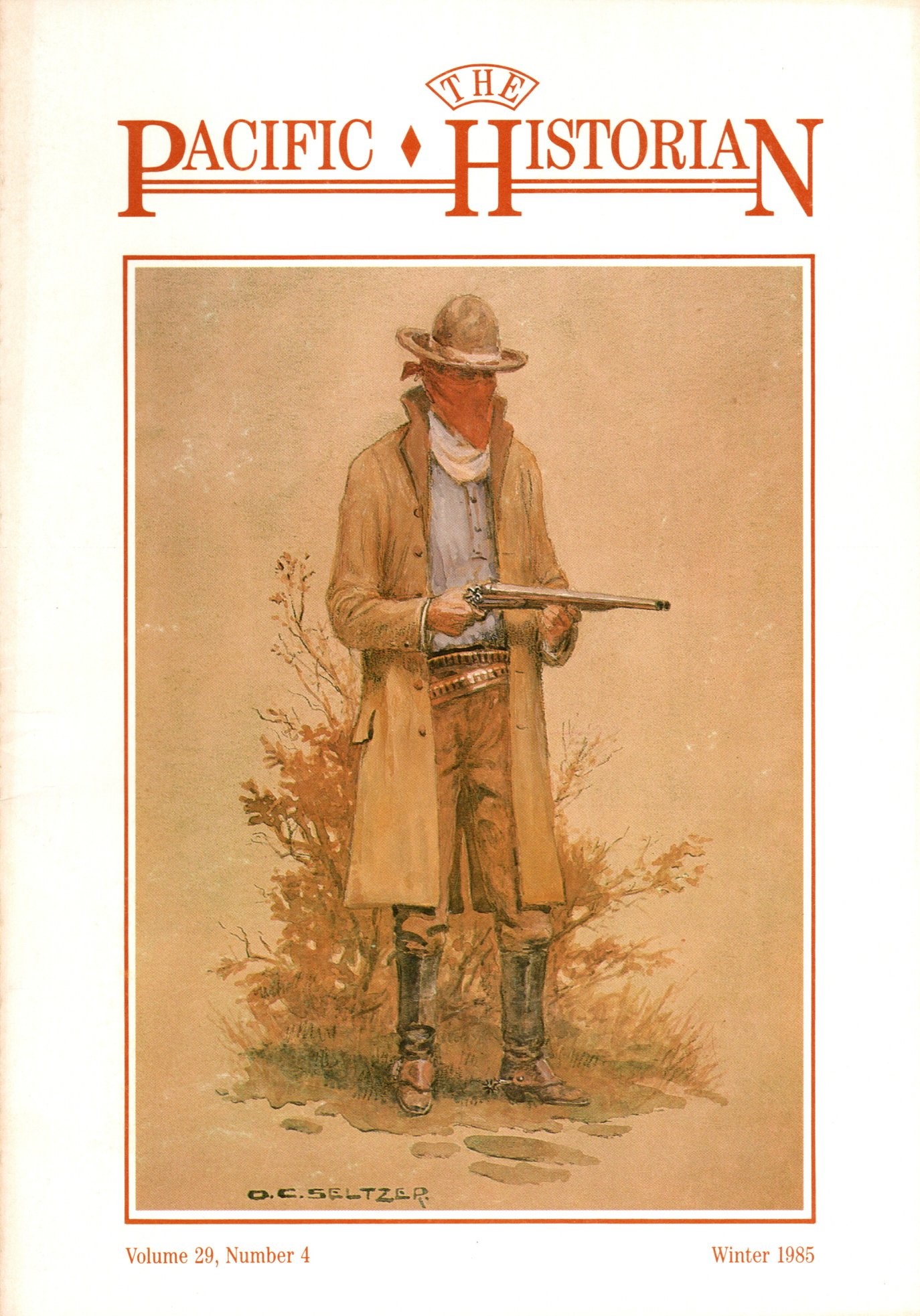Image for The Pacific Historian. A Quarterly of Western History and Ideas Volume 29, Number 4; Winter 1985