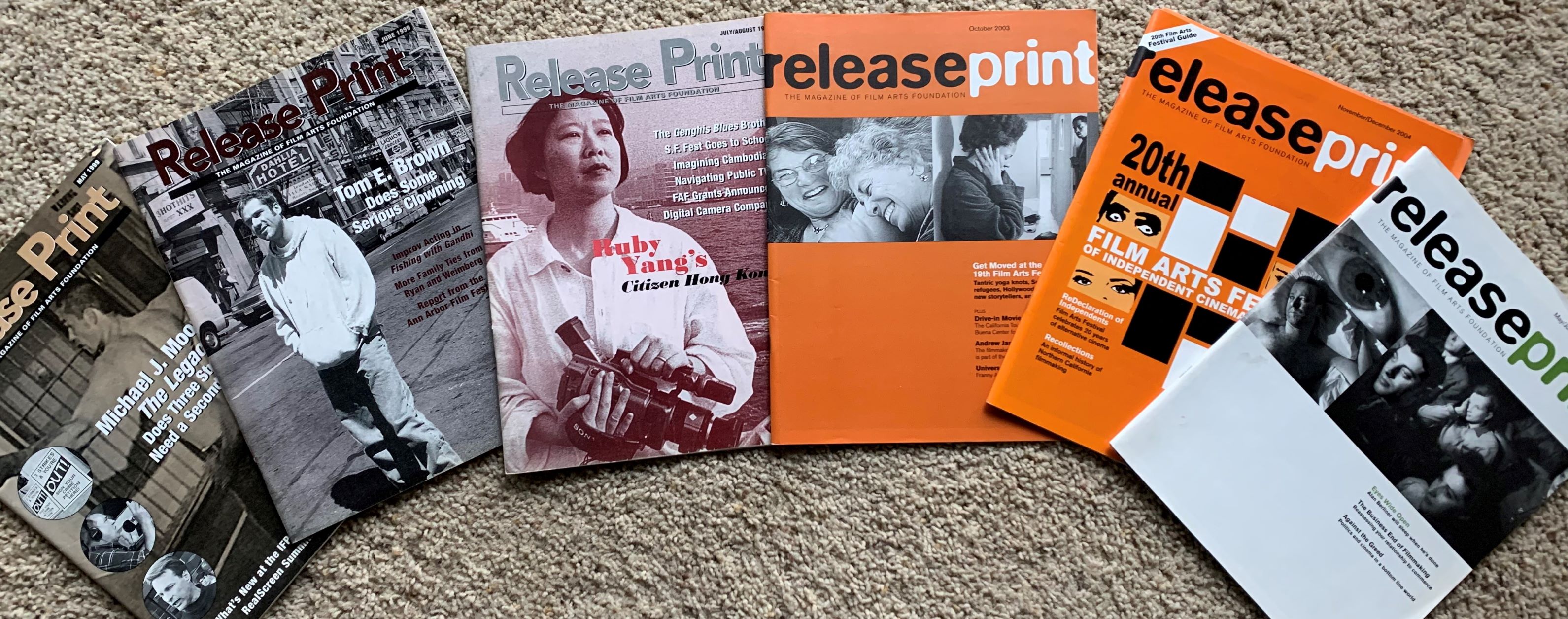 Image for [Partial runs, 37 Issues] Release Print, the magazine of the Film Arts Foundation.