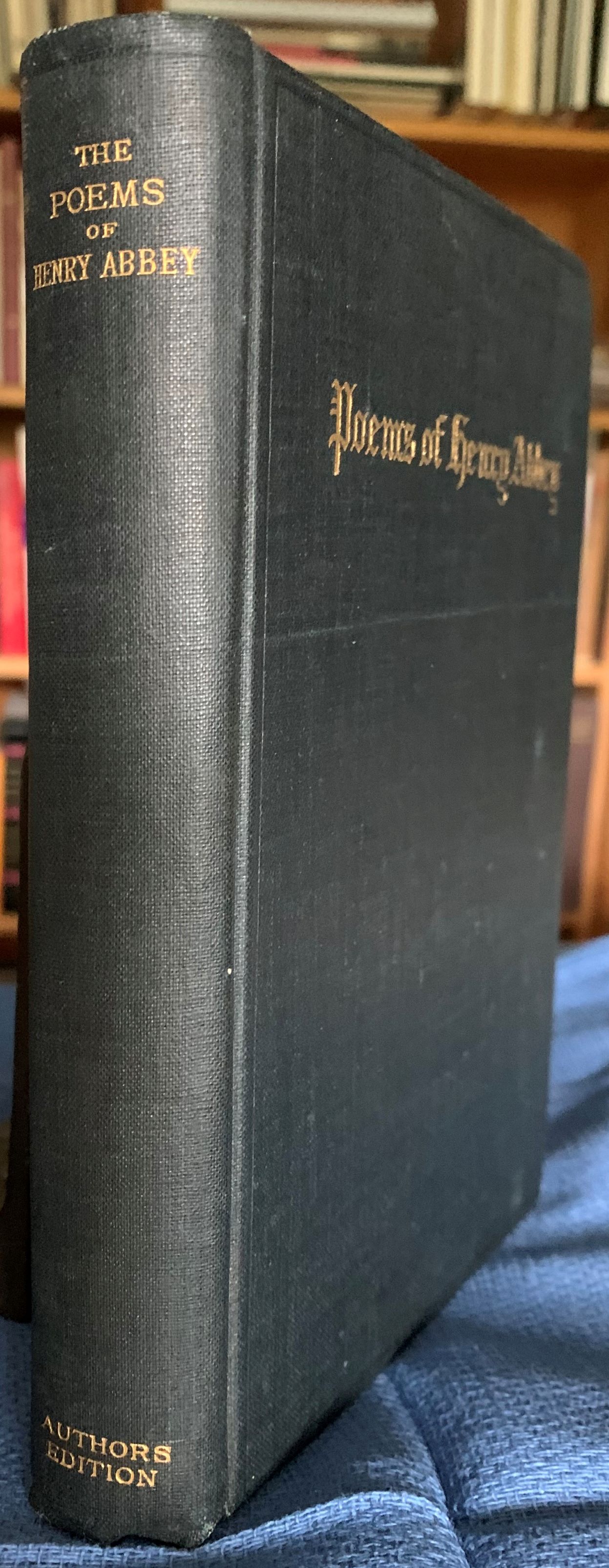 Image for The Poems of Henry Abbey [with holograph letter by the author].